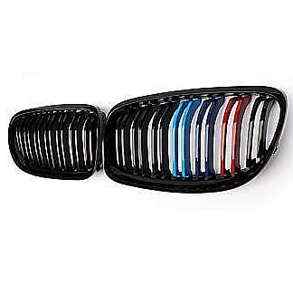 Gloss Black M Color Kidney Grill Grille For BMW E90 E91 2009-2011 325i 328i 335i