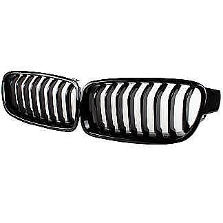 BMW 3 Series F30 F31 Gloss Black Kidney Euro Sport Front Hood Grill M Tech 12-