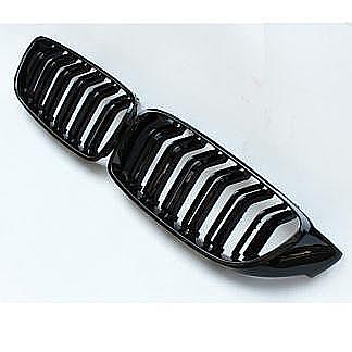 Gloss Black Kidney Grille Dual Slat For BMW F32 F33 F36 F82 2014+ M4 Sport PS