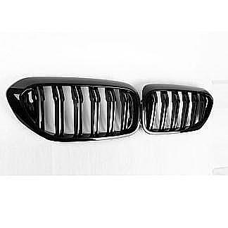 for BMW 5 Series G30 G31 G38 M5 Gloss Black Hood Kidney Grille Grill Double Slat