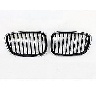 Kidney Front Mesh Grille For 2012+ BMW F07 GT 535iGT 550iGT Gloss Black