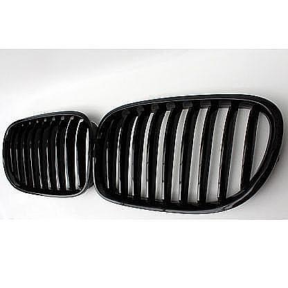Gloss Black Kidney Front Mesh Grille For BMW 7 Series F02 F01 2009 - 2012