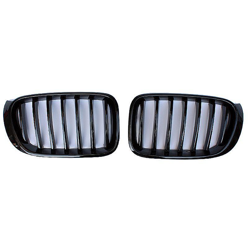 Andifany Gloss Black Car Front Kidney Grill Grilles for X3 F25 X4 F26 2014 2015 2016 2017 Replacement Car Styling 