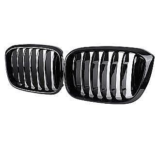 AutoTecknic Gloss Black Front Grille Fits 18+ BMW G01 X3 | G02 X4