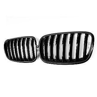 Gloss Black Grille Grill Fit for BMW X5 X5M X6 X6M E70 E71 2006-2014
