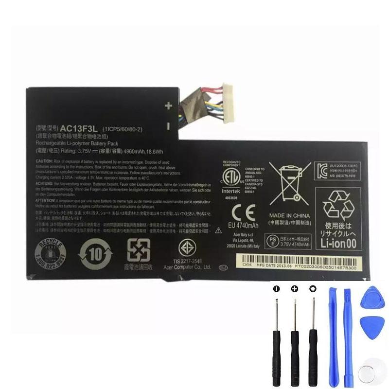 Acer AC13F3L 18.6Wh Battery