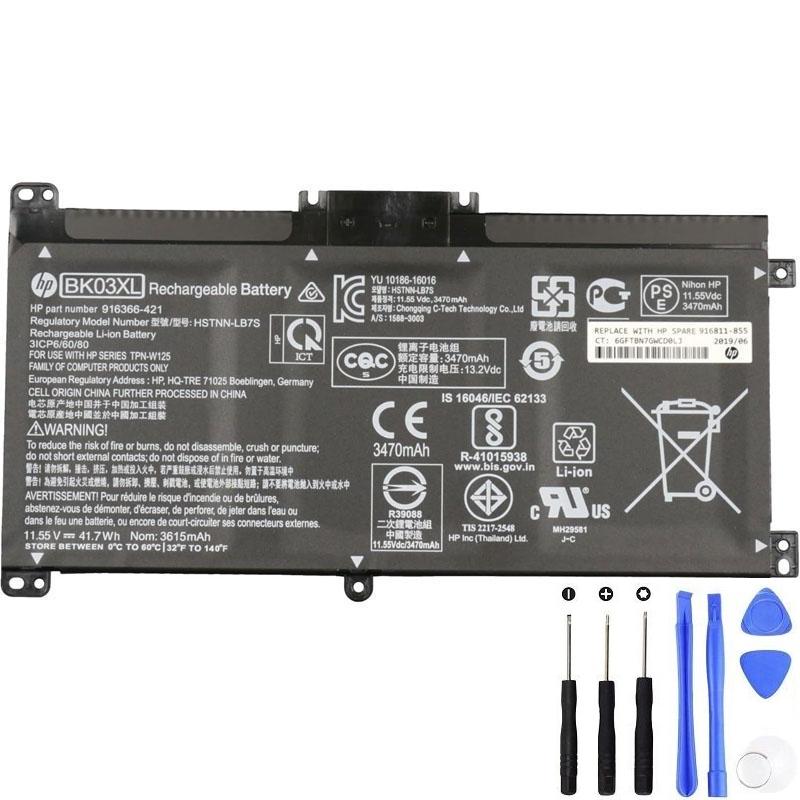 HP BK03XL 41.7Wh Battery