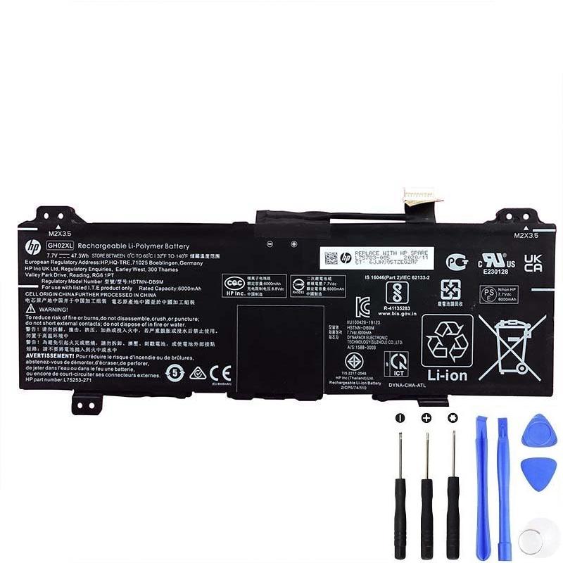 HP GH02XL 47.3Wh Battery
