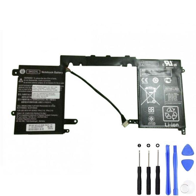 HP SK02XL 30Wh Battery