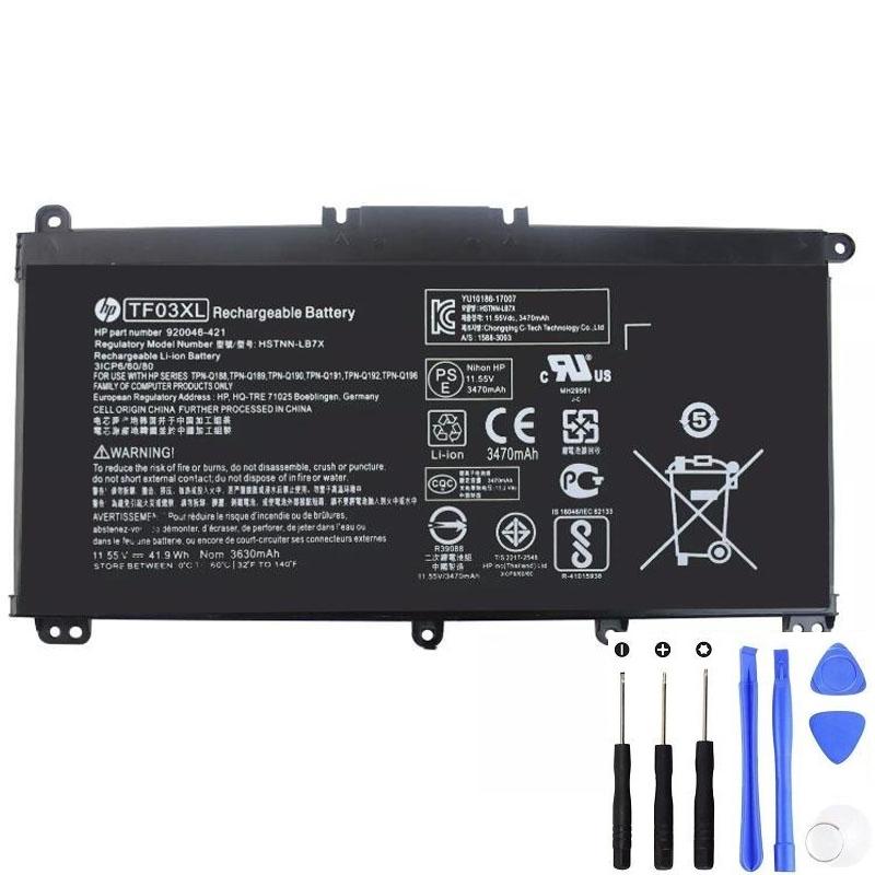 HP TF03XL 41.9Wh Battery